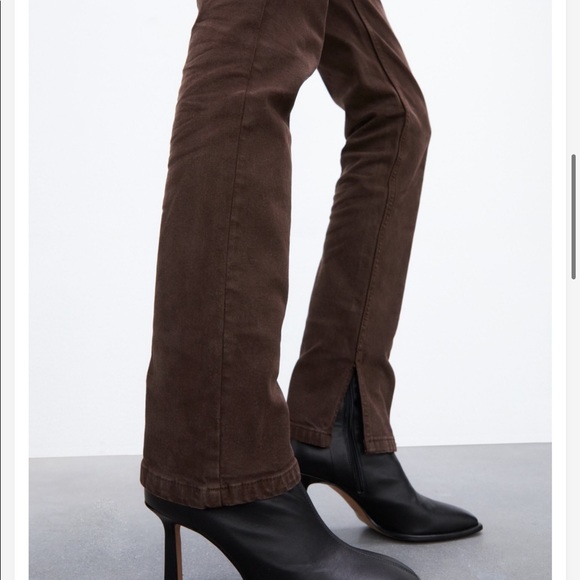 ZARA BROWN JEANS - Picture 8 of 11